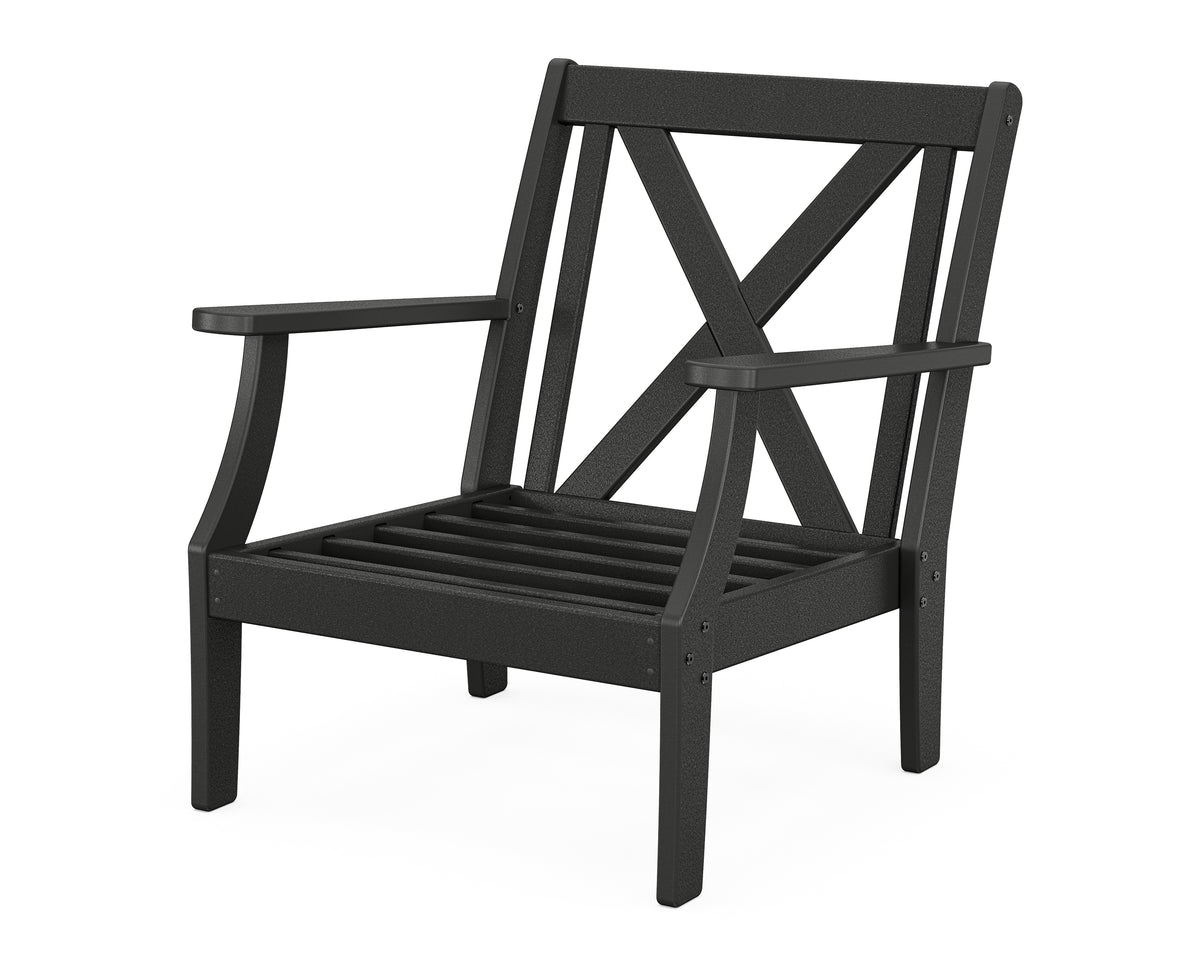 POLYWOOD Braxton Deep Seating Chair Frame in Black