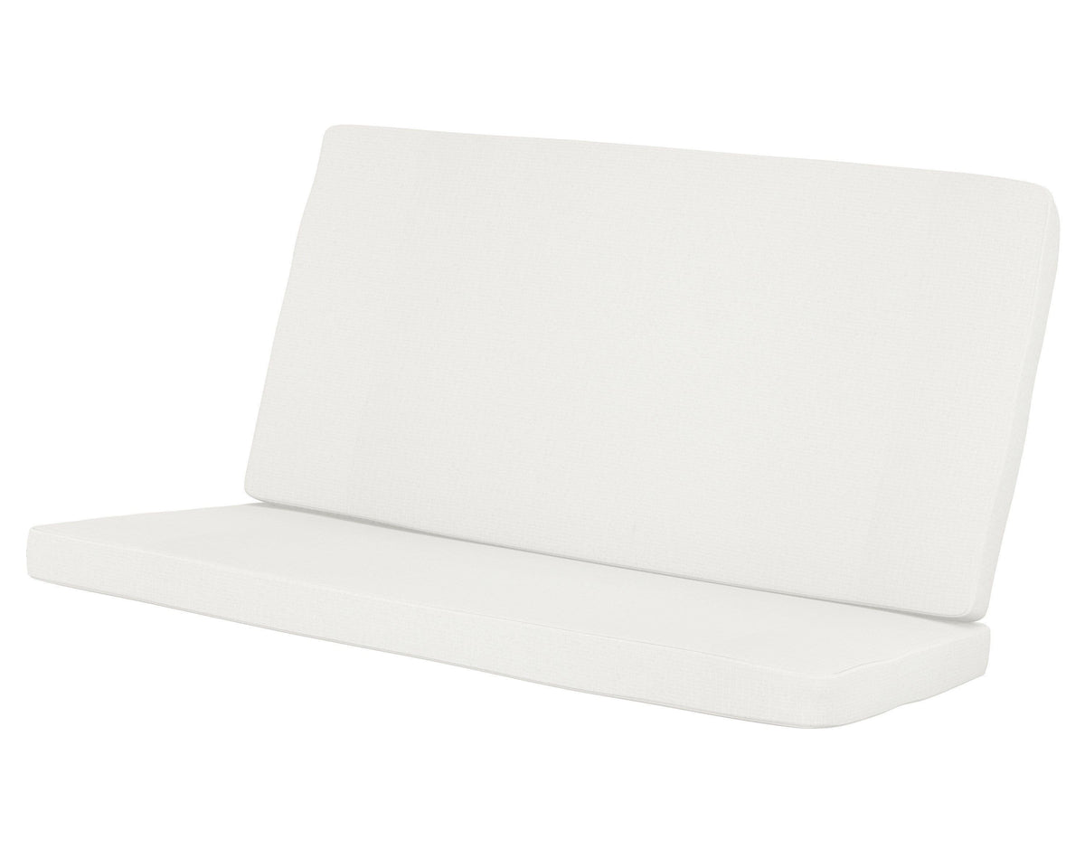 POLYWOOD Modern Loveseat Cushion in Natural Linen