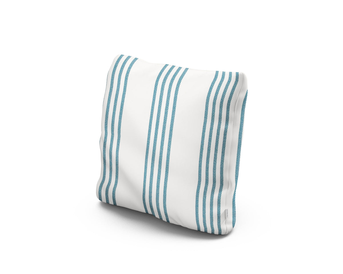 POLYWOOD 16" Outdoor Throw Pillow in Shade Lagoon