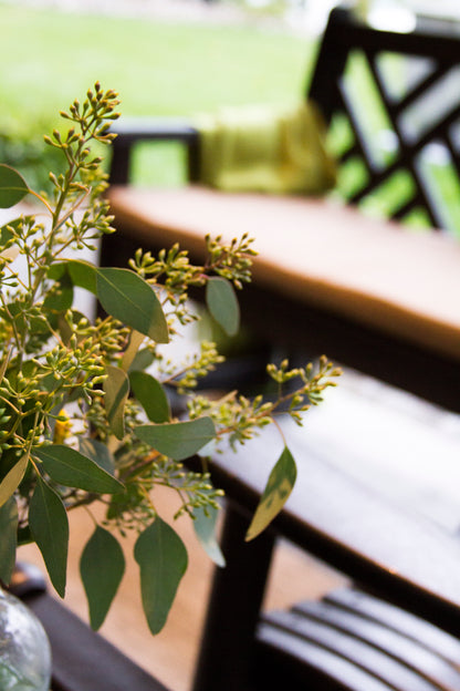 Feature close-up of the POLYWOOD Chippendale 48" Bench in Black