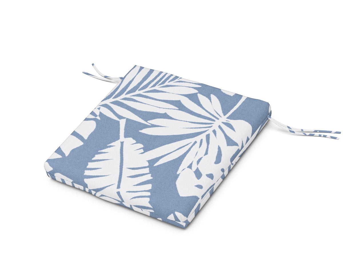 POLYWOOD AL300 Seat Pad in Leaf Sky Blue