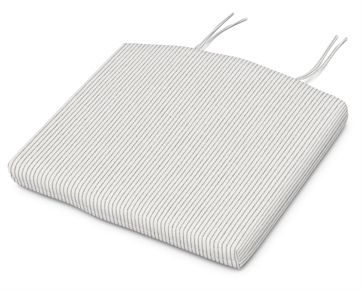 POLYWOOD Standard Seat Cushion 18.5"D x 24"W x 2.5"H in Linus Metal