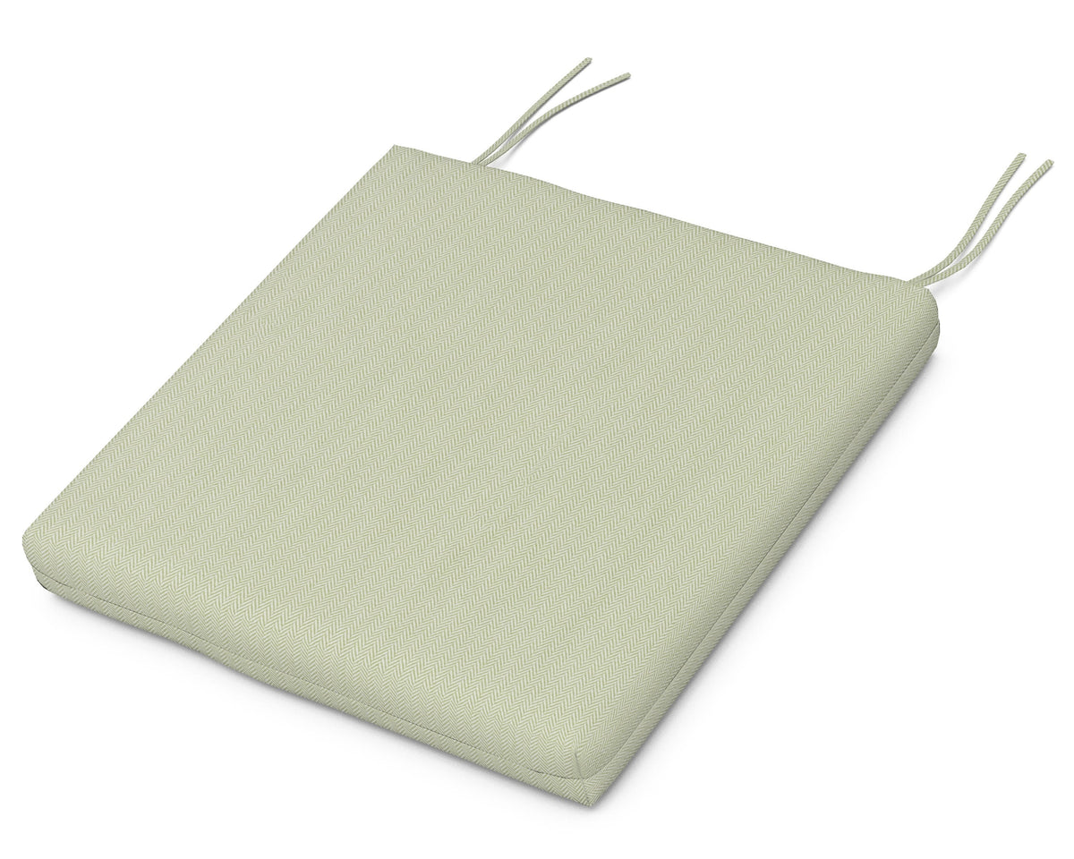 POLYWOOD Classic Oversized Adirondack Seat Pad 17.5"D x 22.25"W x 2.5"H in Primary Colors Pistachio