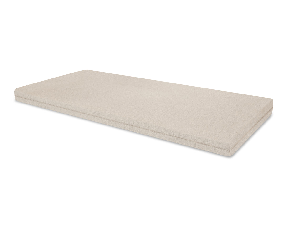 POLYWOOD Bench Seat Cushion - 18.5"D x 55.5"W x 2.5"H in Cast Ash
