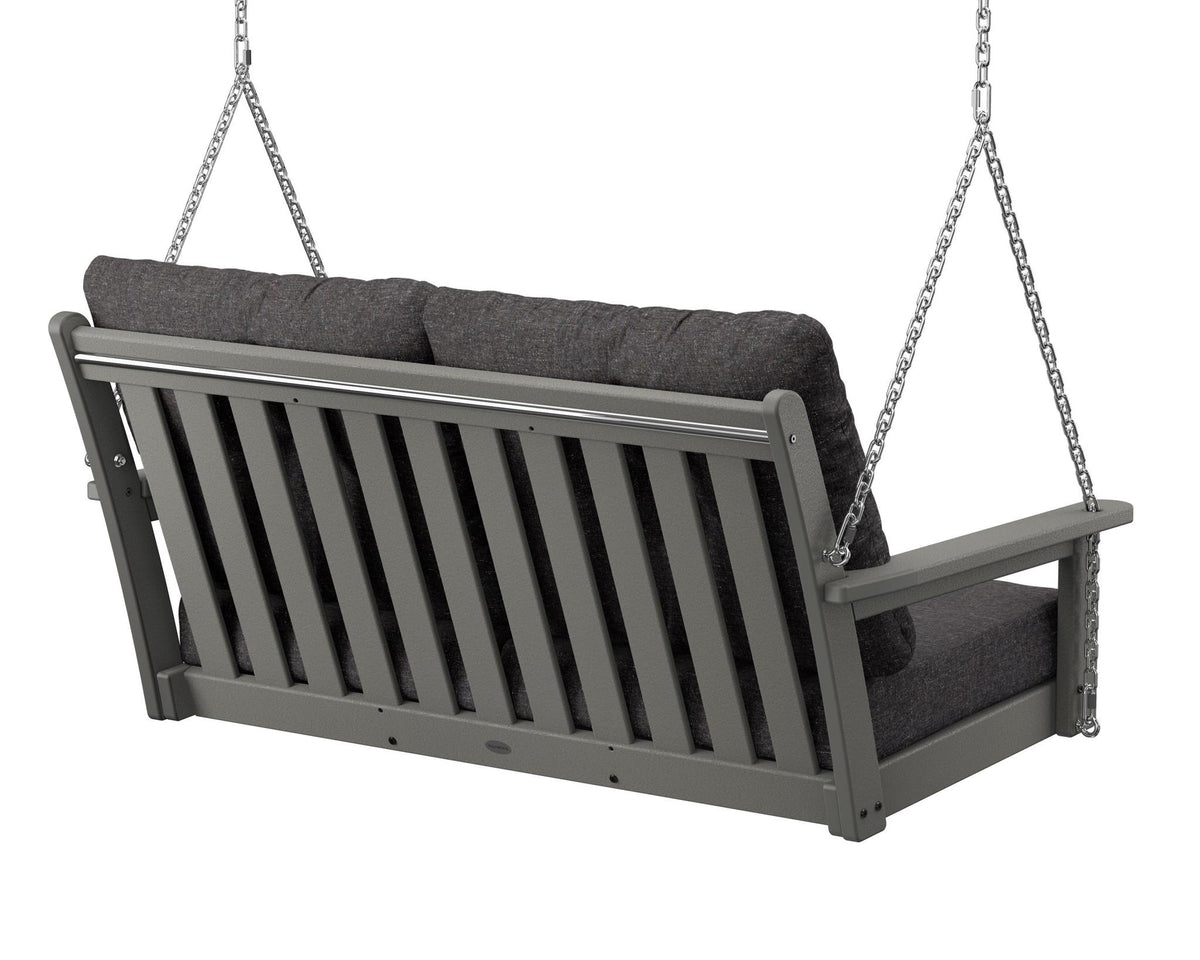 POLYWOOD Vineyard Deep Seating Swing angle view