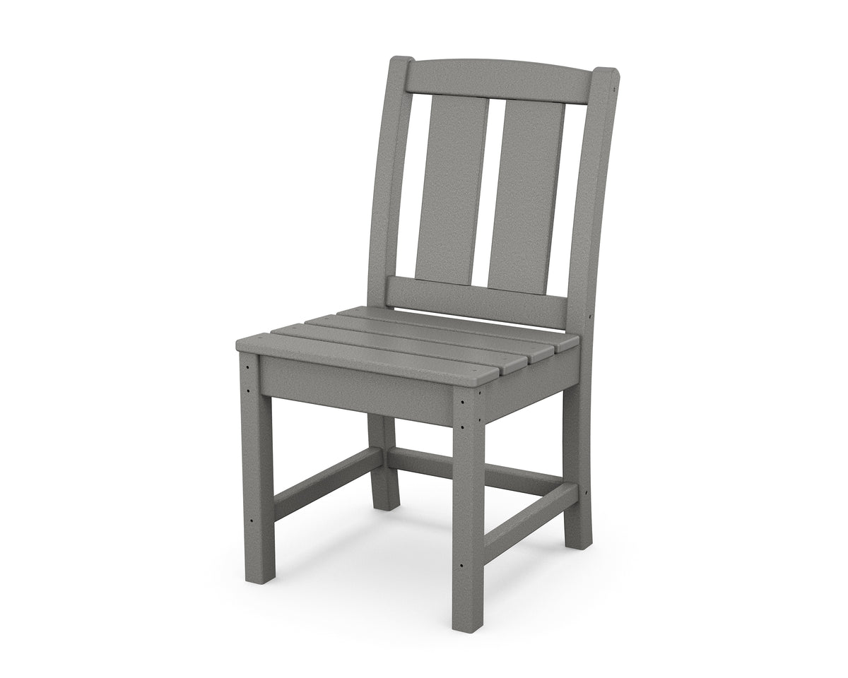 POLYWOOD Mission Dining Side Chair in Slate Grey