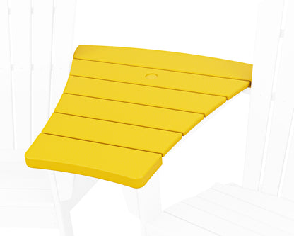 POLYWOOD Angled Adirondack Connecting Table in Lemon