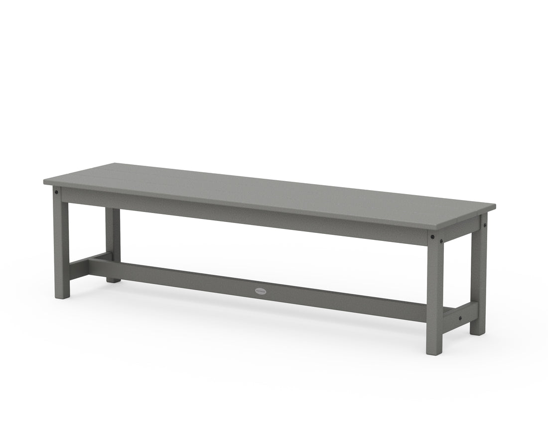 POLYWOOD 60" Planter Bench in Slate Grey