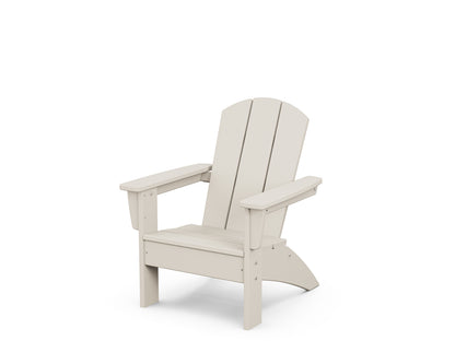 POLYWOOD Kids Nautical Adirondack Chair in Sand