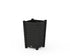 POLYWOOD Nautical Tapered Square Short Planter Box in Black