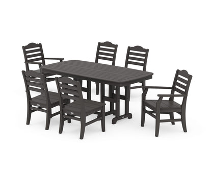 POLYWOOD Savannah 7-Piece Dining Set in Vintage Coffee