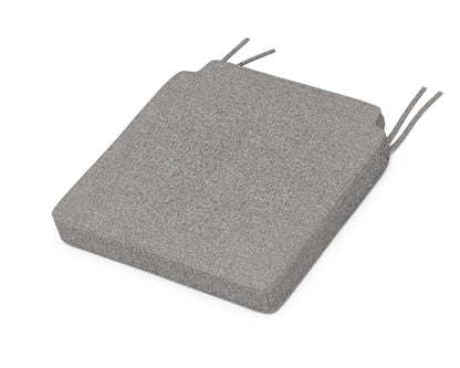 POLYWOOD Acadia Dining Side Seat Cushion in Grey Mist