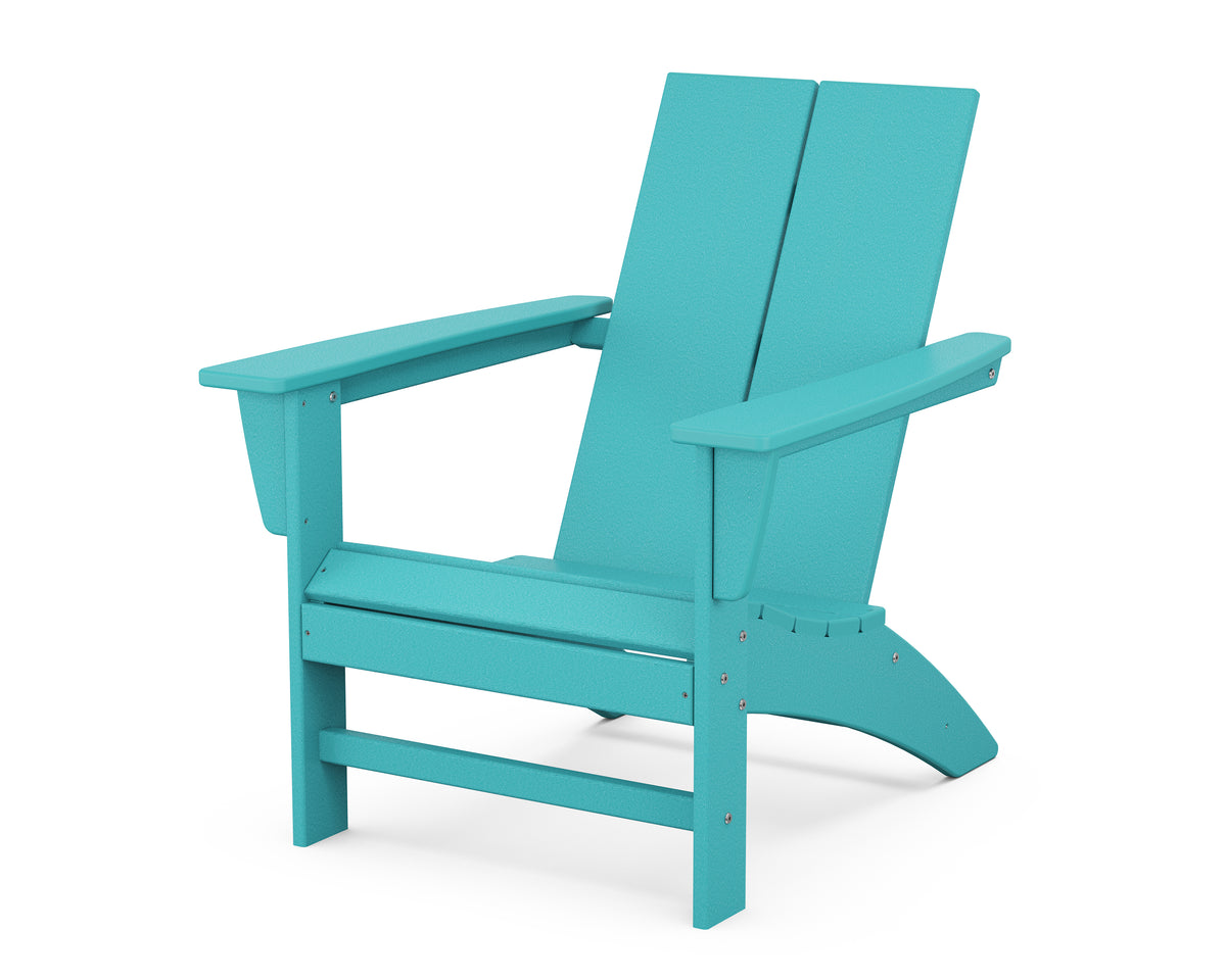 POLYWOOD Cottage Modern Adirondack Chair in Aruba