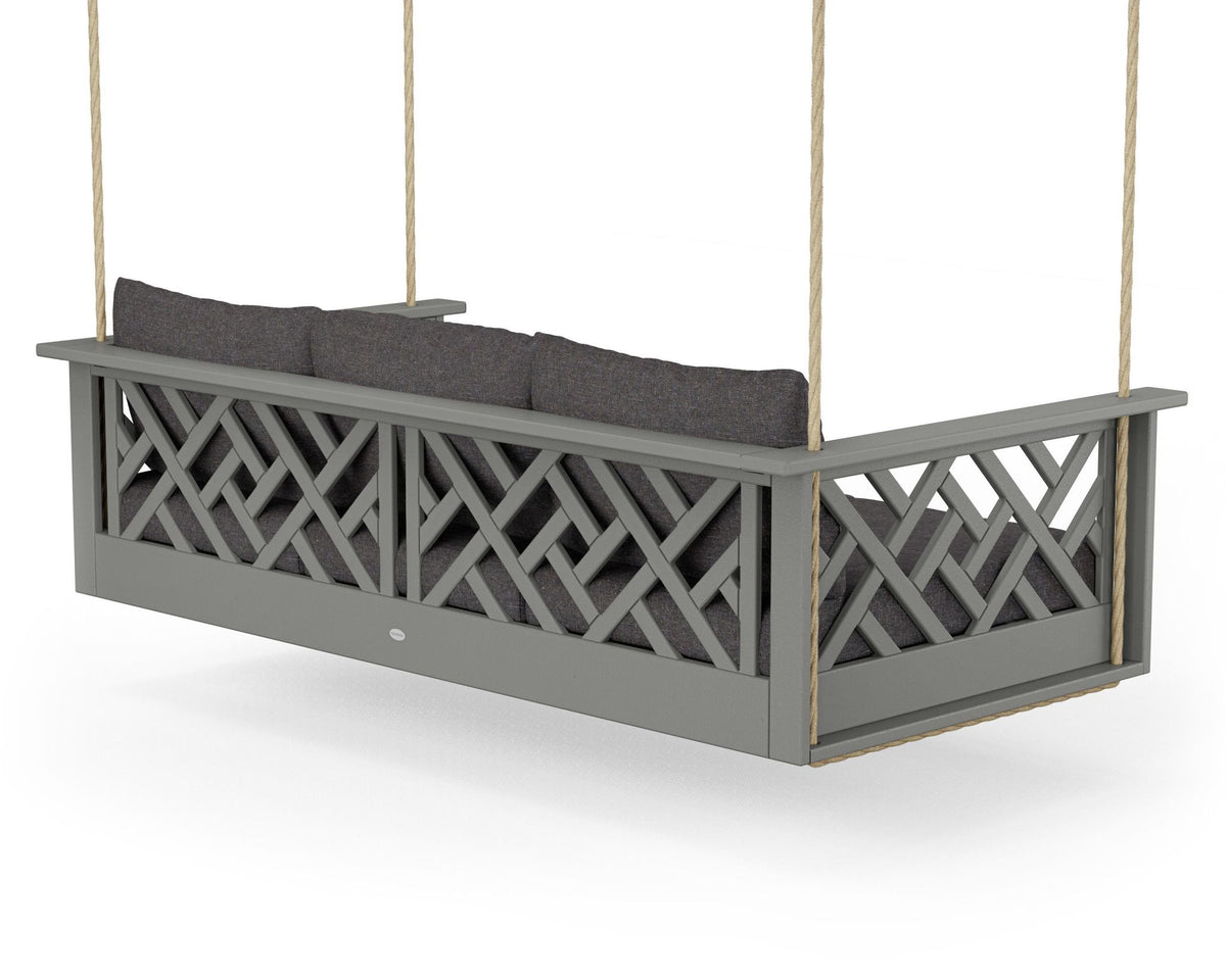 POLYWOOD Chippendale Daybed Swing angle view