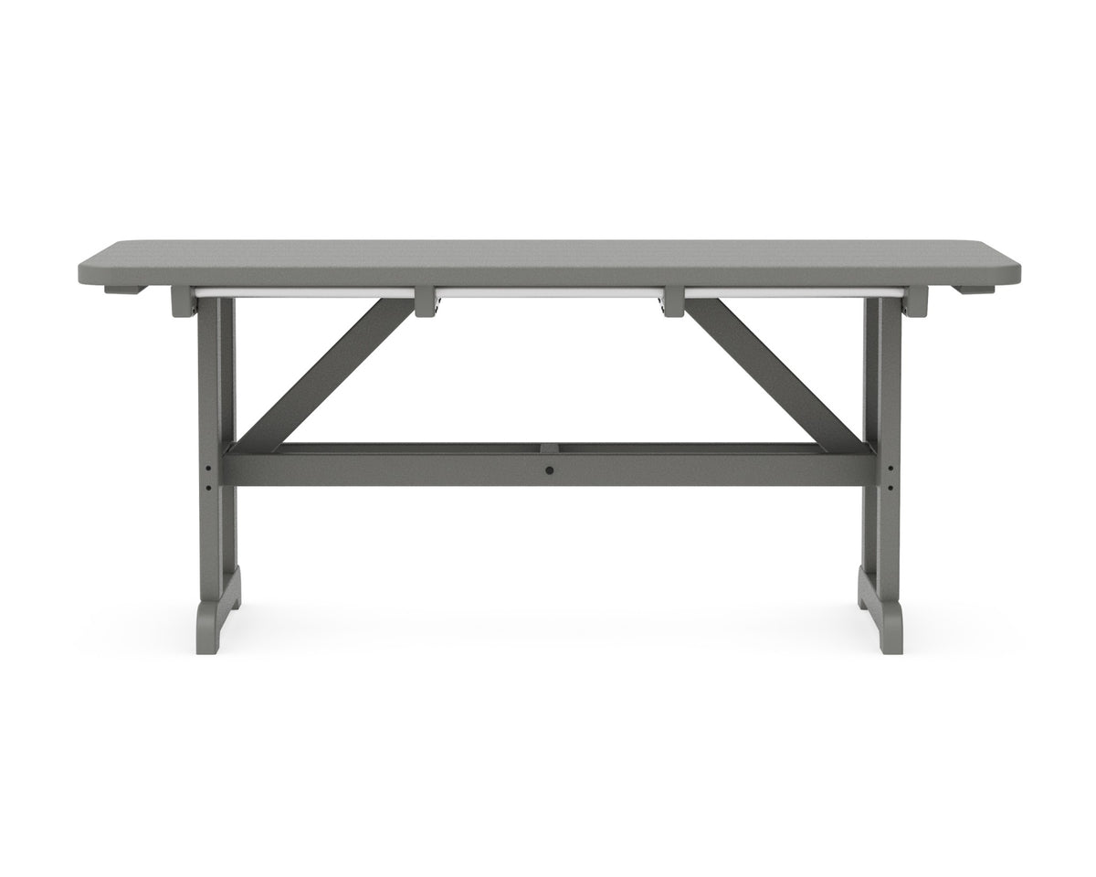 POLYWOOD Park 33" x 70" Harvester Picnic Table angle view