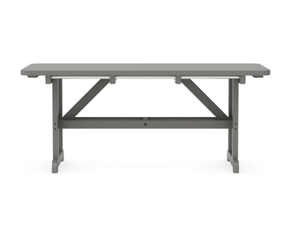 POLYWOOD Park 33" x 70" Harvester Picnic Table angle view