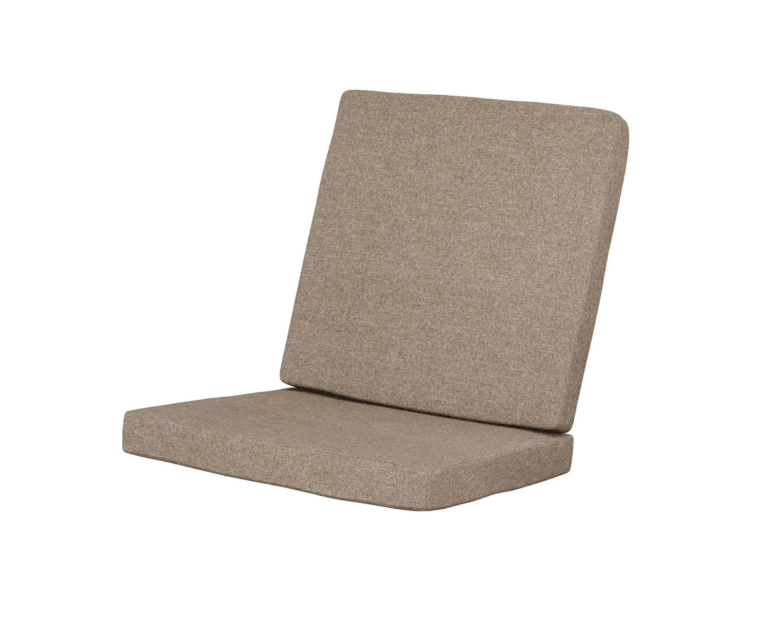 POLYWOOD Modern Chair Cushion in Spiced Burlap