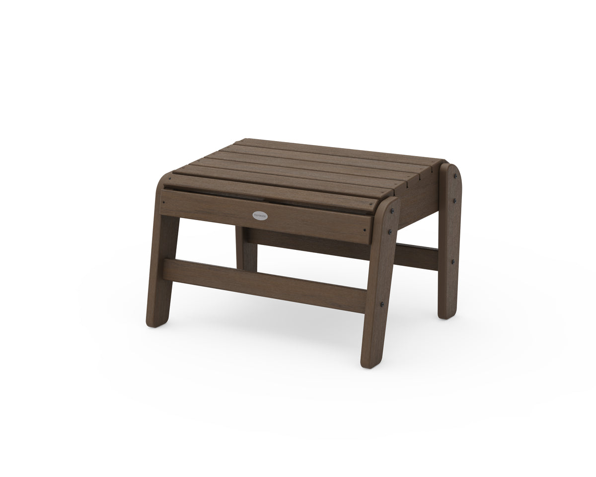 POLYWOOD Grand Upright Adirondack Ottoman in Kona