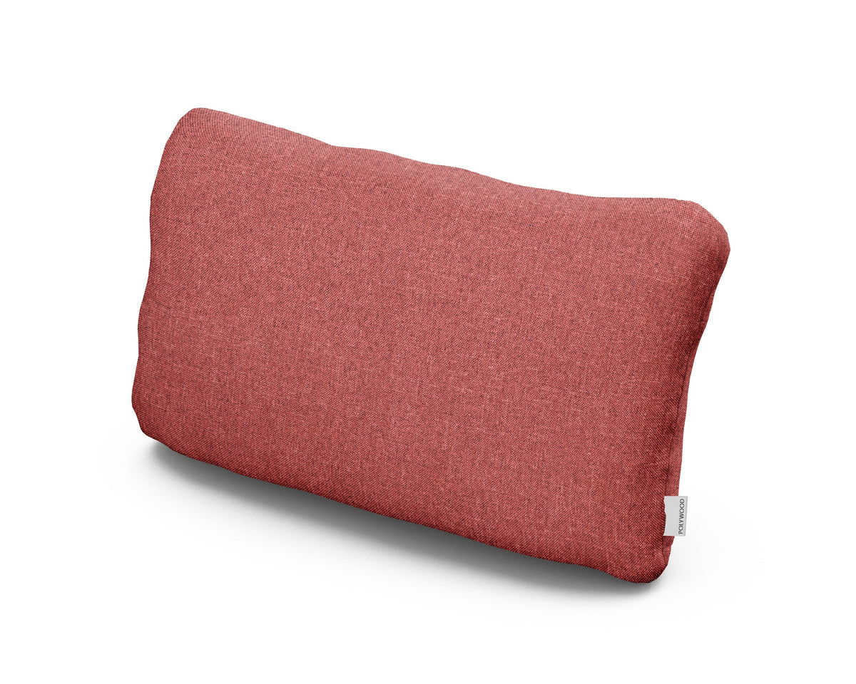 POLYWOOD Outdoor Lumbar Pillow in Silver Garnet