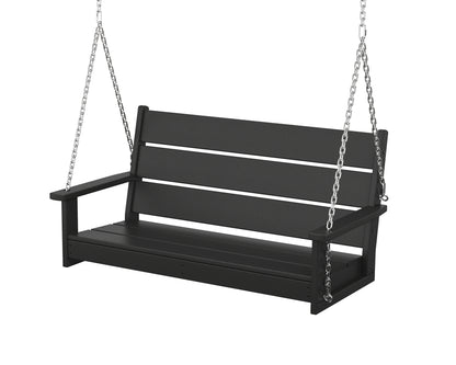 POLYWOOD Lakeside 48" Swing in Black