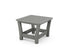 POLYWOOD Harbour Slat End Table in Slate Grey