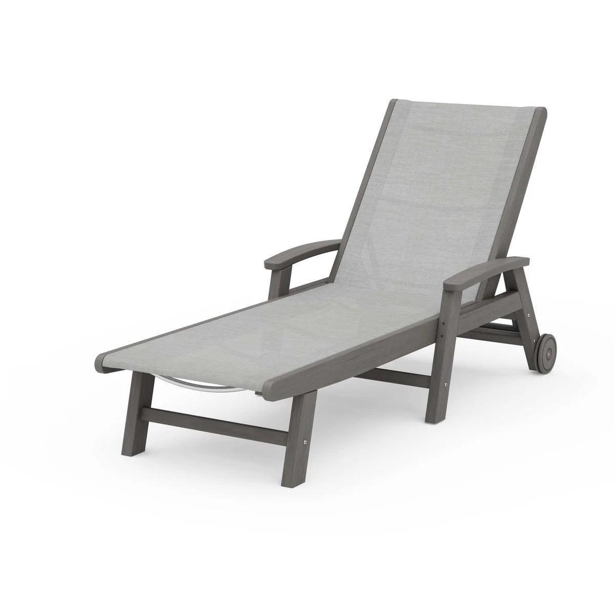 POLYWOOD Coastal Chaise with Wheels