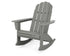 POLYWOOD Vineyard Curveback Adirondack Rocking Chair in Slate Grey