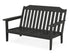 POLYWOOD Country Living Cottage Deep Seating Loveseat Frame in Black