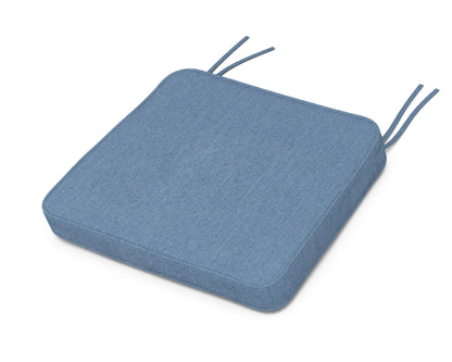 POLYWOOD Chinoiserie Arm Chair Seat Cushion in Sky Blue