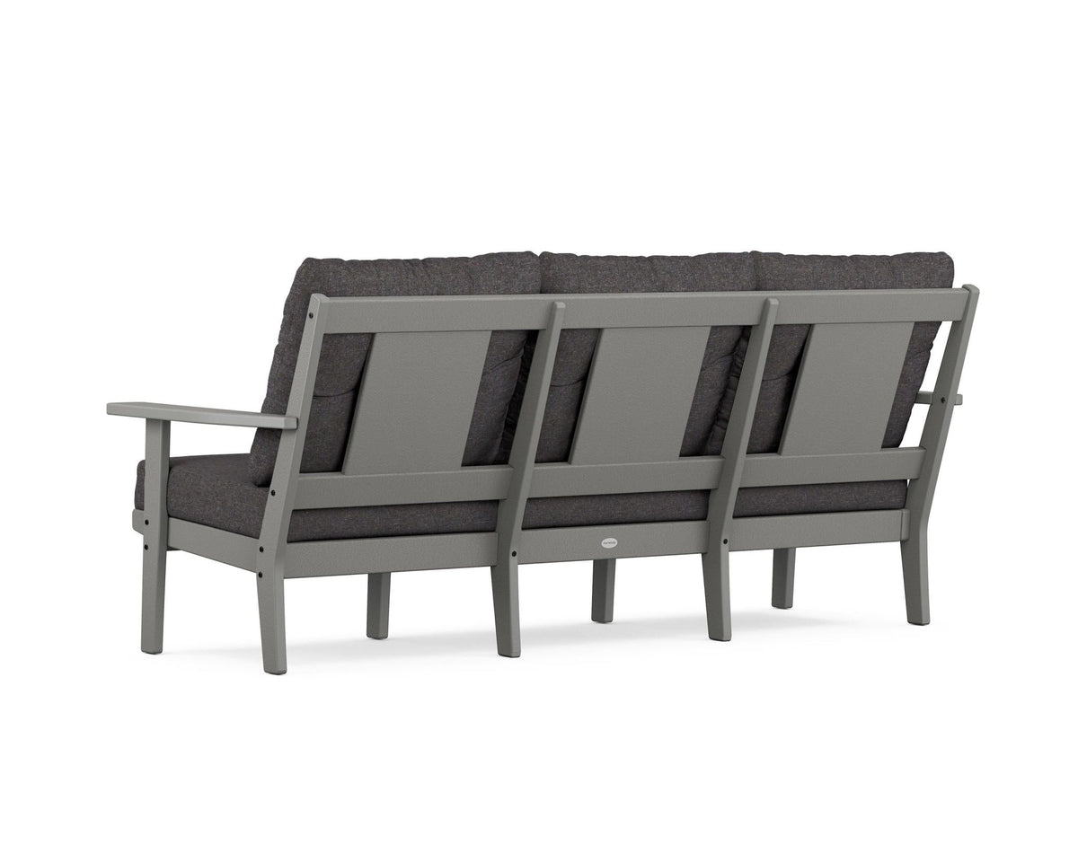 POLYWOOD Prairie Deep Seating Sofa angle view