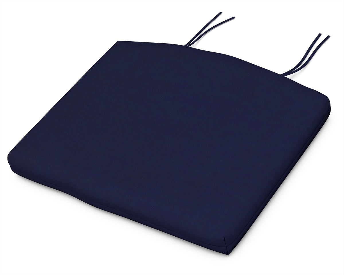 POLYWOOD Standard Seat Cushion 18.5"D x 24"W x 2.5"H in Navy