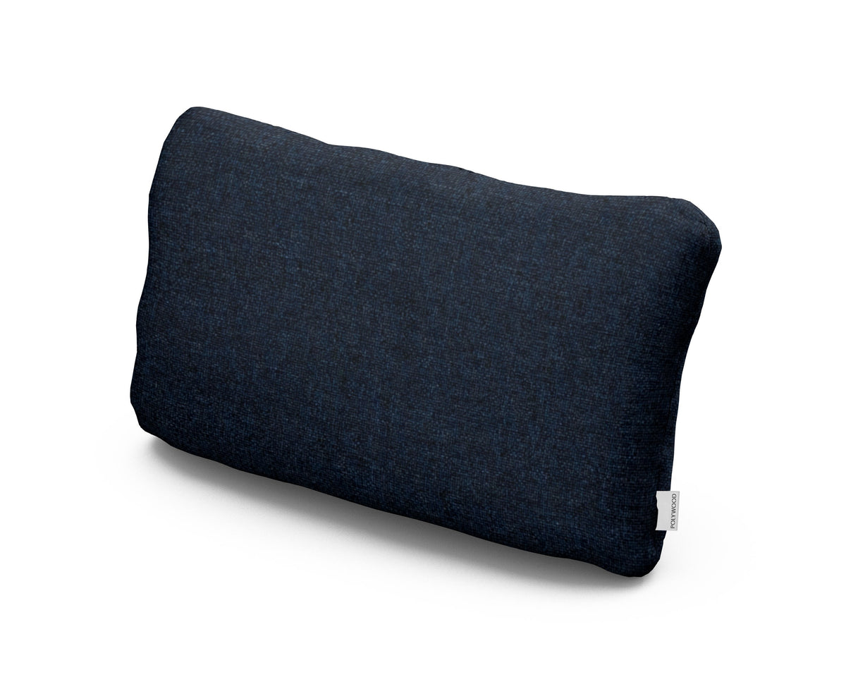 POLYWOOD Outdoor Lumbar Pillow in Marine Indigo