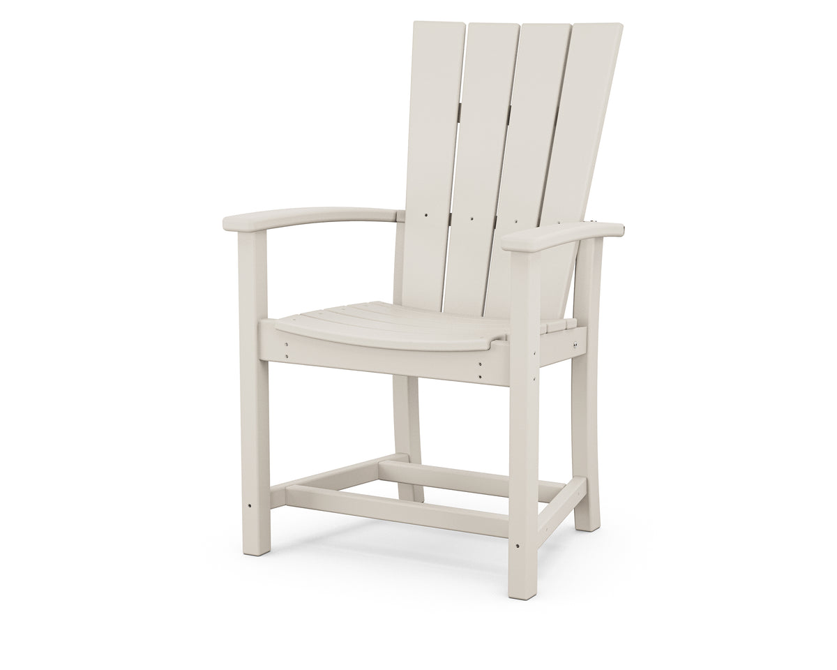 POLYWOOD Quattro Adirondack Dining Chair in Sand