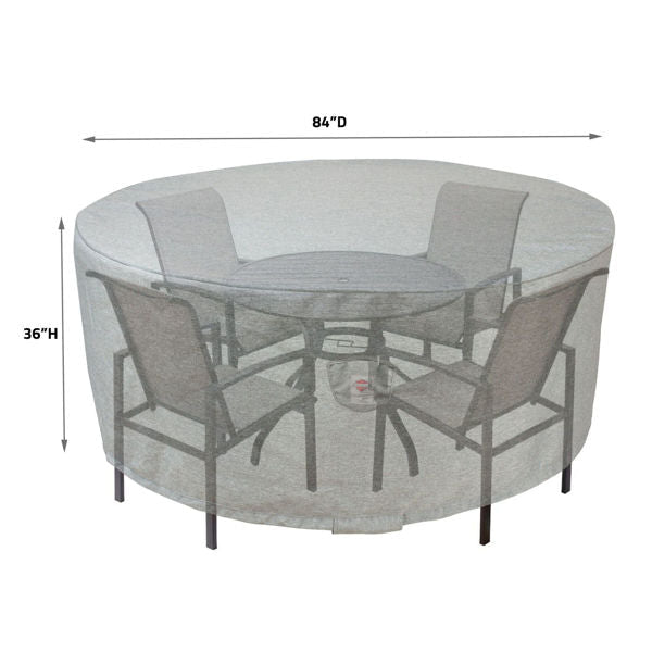 SHIELD OUTDOOR COVERS Table Cover Cover for 48&quot; Round Table &amp; Chairs