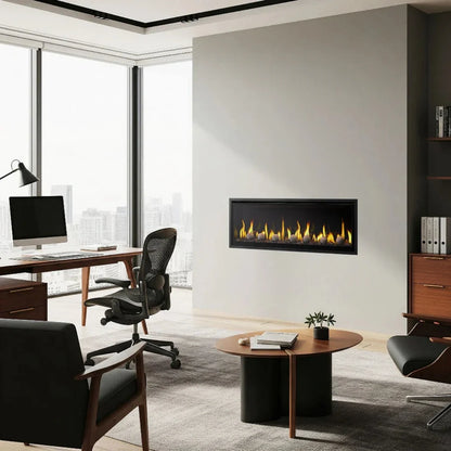 SimpliFire Allusion Edge Linear Built-In Virtual Electric Fireplace