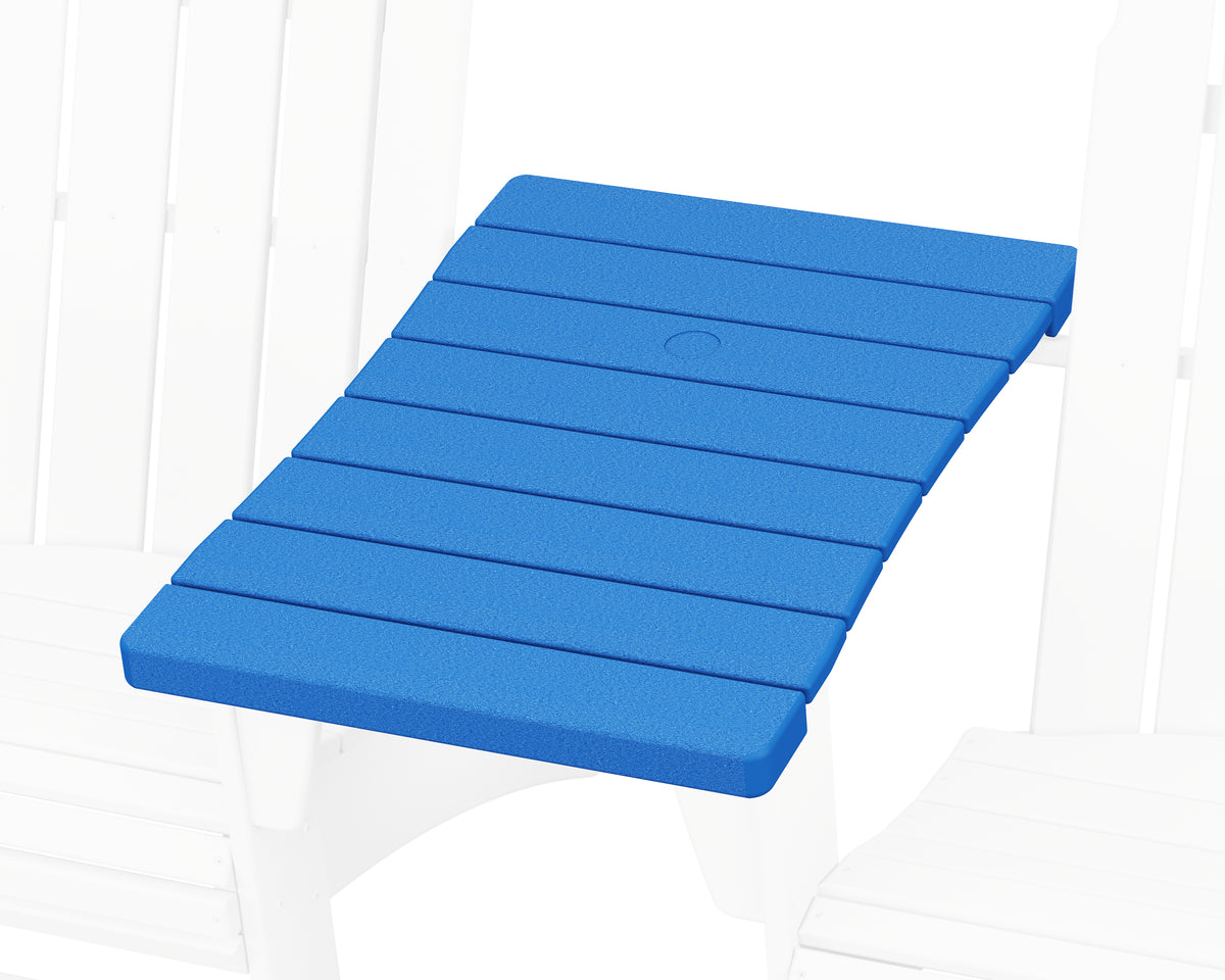 POLYWOOD 600 Series Straight Adirondack Connecting Table in Pacific Blue