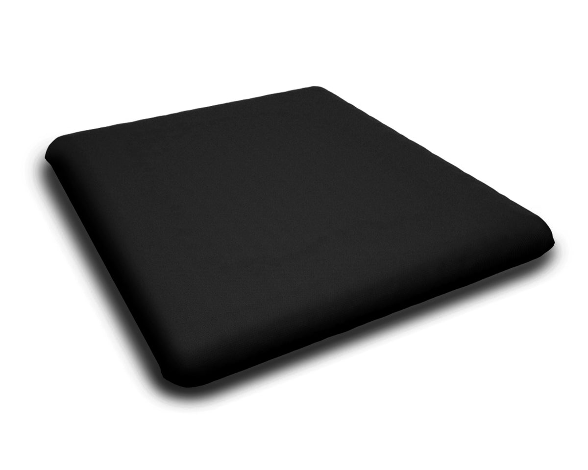 POLYWOOD Seat Cushion - 18.5"D x 20"W x 2.5"H in Canvas Black