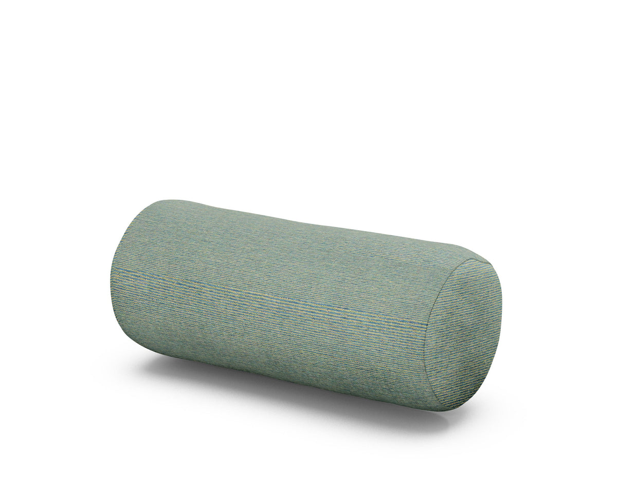 POLYWOOD Outdoor Bolster Pillow in Deckhand Lagoon