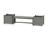 POLYWOOD 48" Vineyard Straight Planter Bench Set - Large in Slate Grey