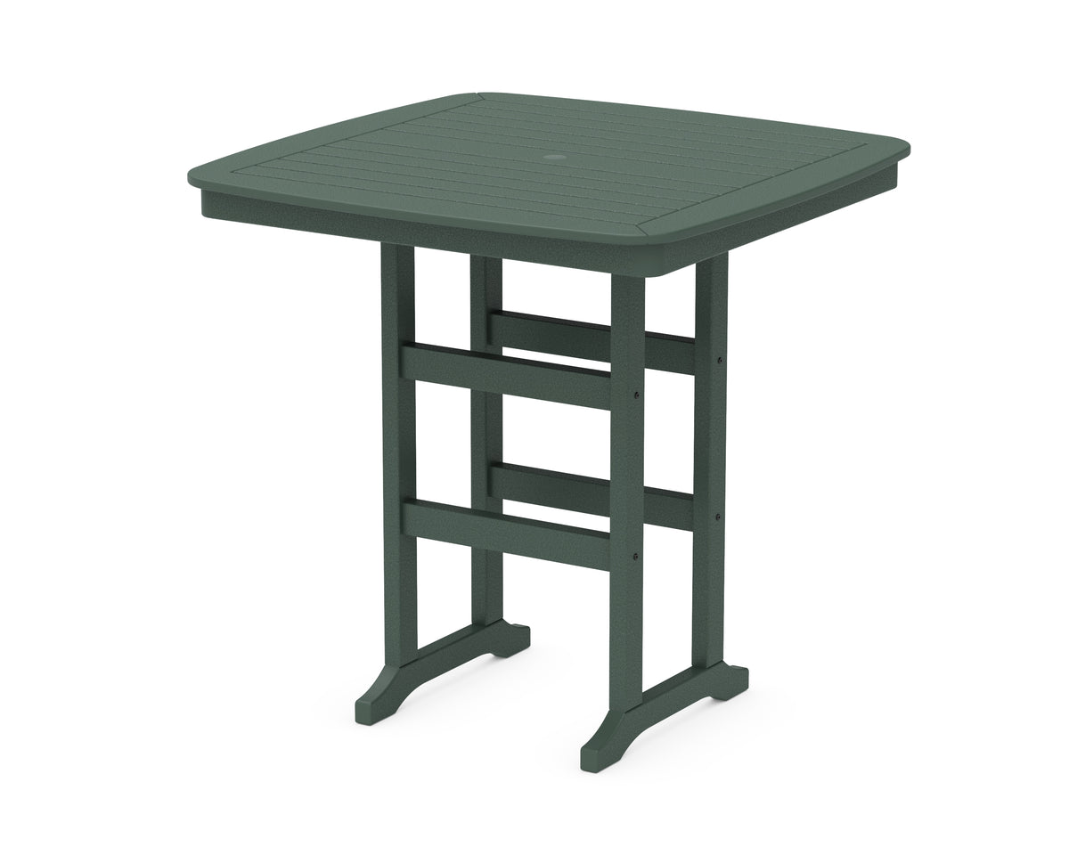 POLYWOOD Nautical 44" Bar Table in Green