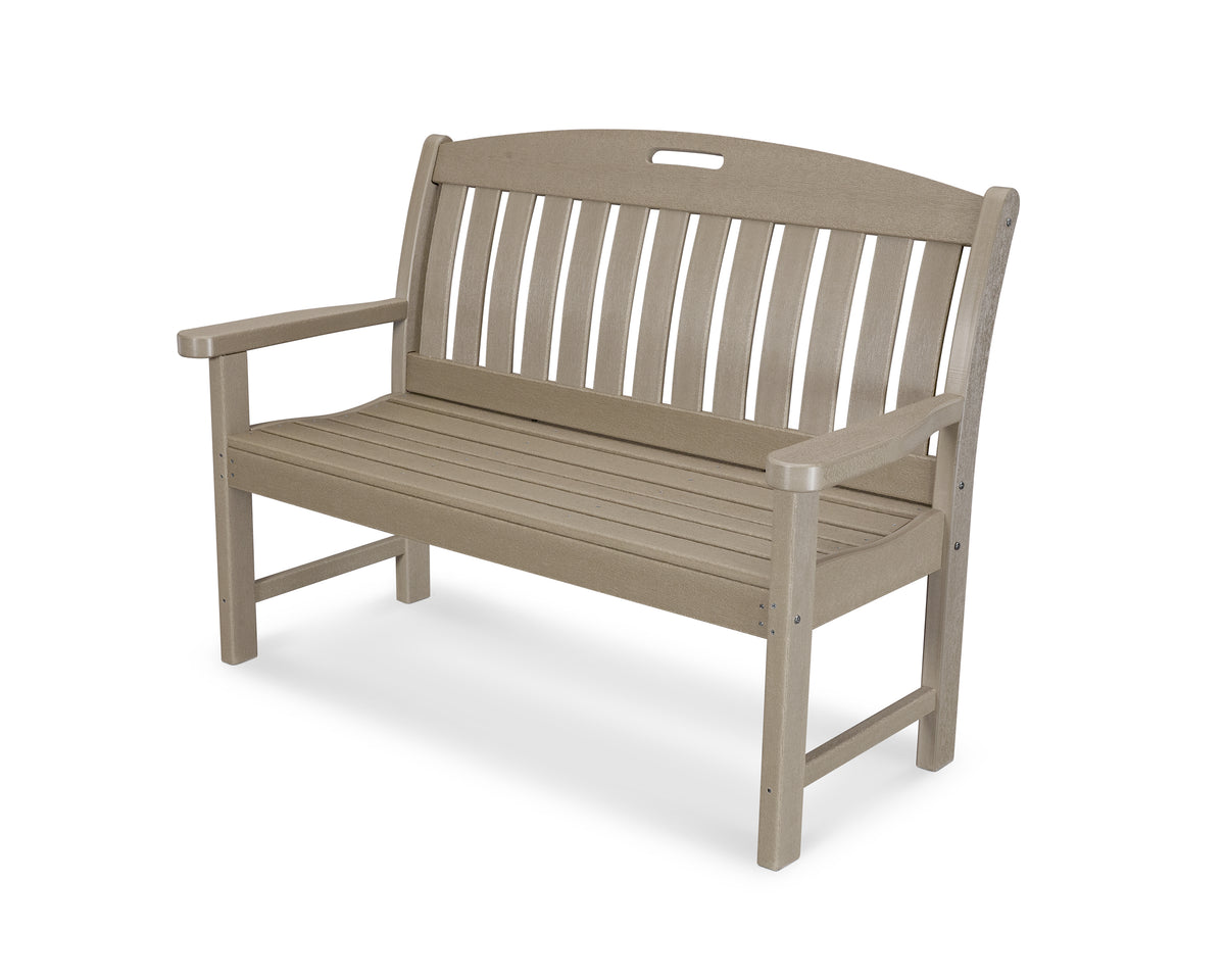 POLYWOOD Nautical 48" Bench in Vintage Sahara