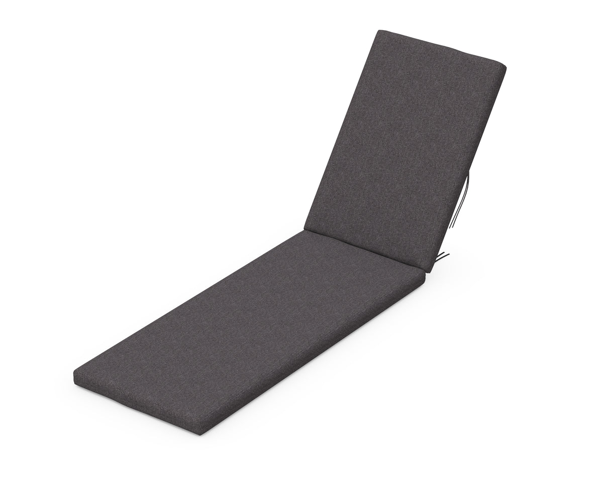 POLYWOOD Chaise Cushion in Ash Charcoal
