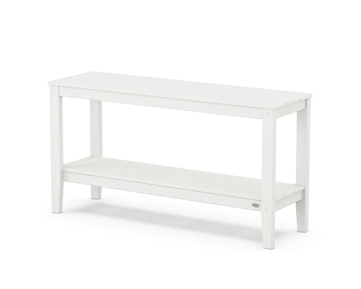POLYWOOD Newport 55" Console Table in Vintage White