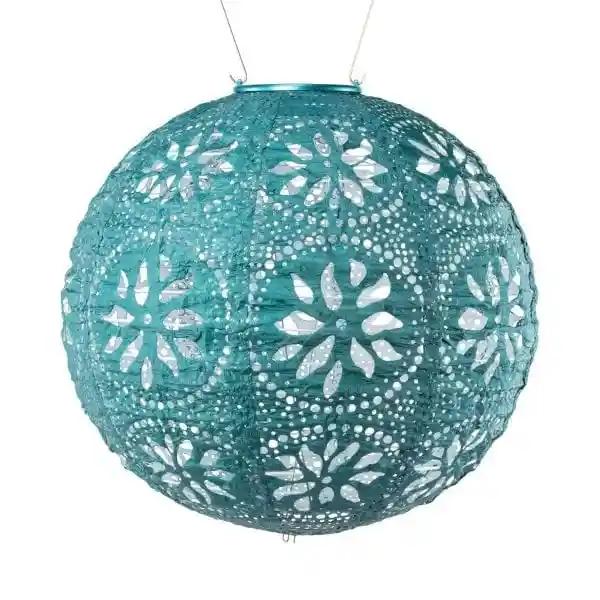 Soji Stella Boho Globe 12&quot; Solar Lantern - Casual Furniture World