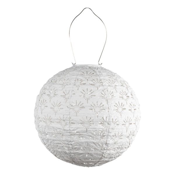 Soji Stella Deco Globe 12&quot; Solar Lantern - Casual Furniture World