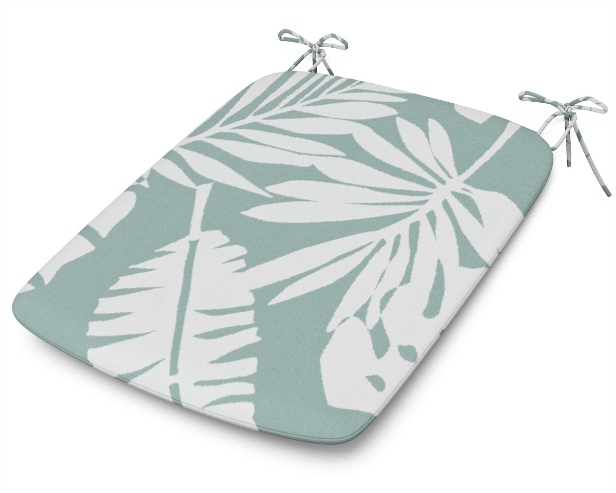 POLYWOOD 1120 Urban Seat Pad in Leaf Glacier Spa