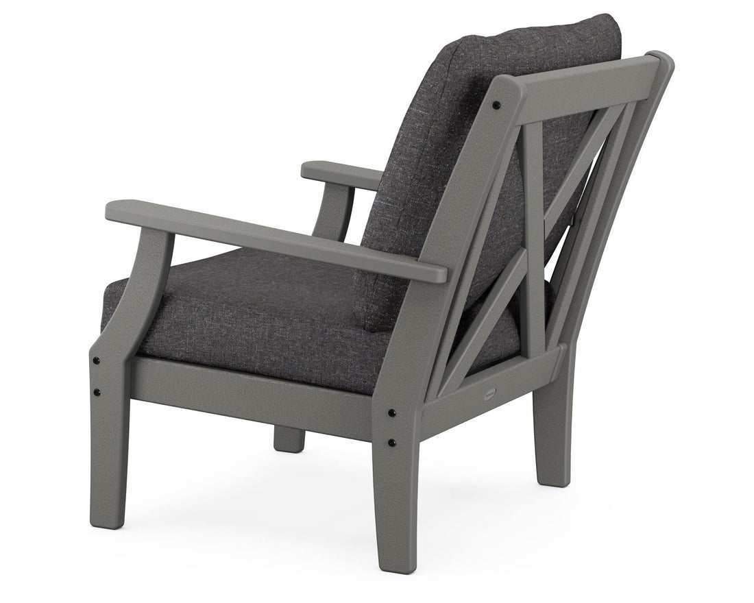 POLYWOOD Braxton Deep Seating Chair angle view