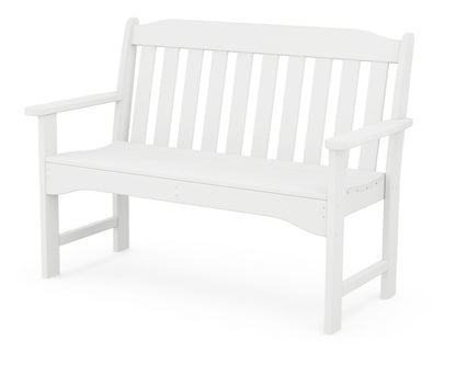 POLYWOOD Country Living 48" Garden Bench in White