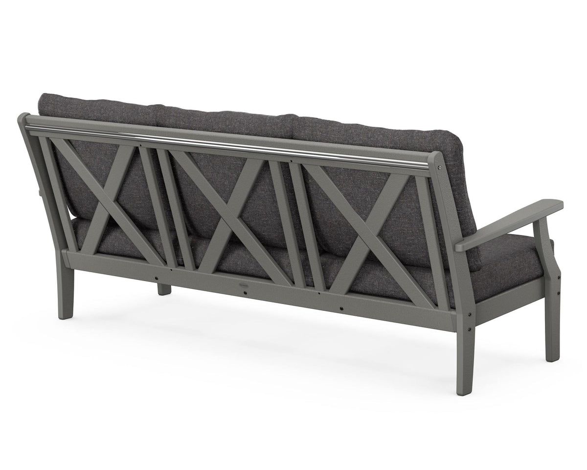 POLYWOOD Braxton Deep Seating Sofa angle view