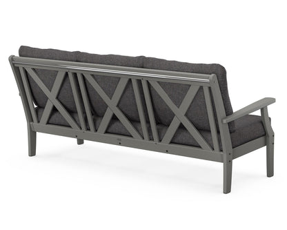 POLYWOOD Braxton Deep Seating Sofa angle view